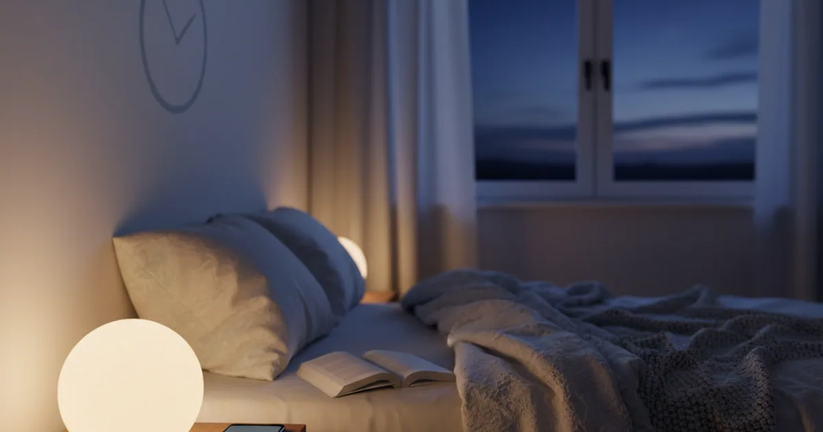 A person lying in bed in the dark, face lit by a phone, the clock on the nightstand reading well past midnight.